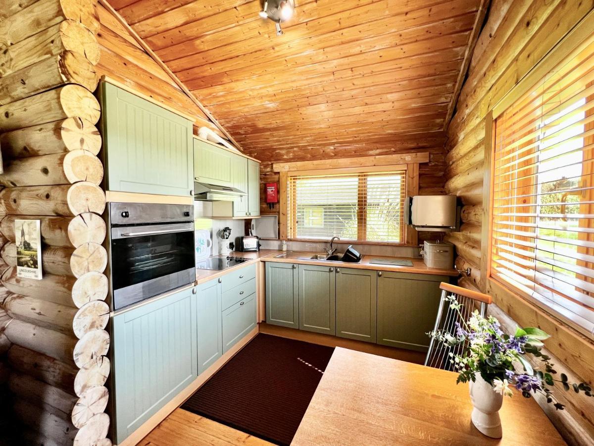 Вилла Lindley Log Cabin Линкольн Экстерьер фото