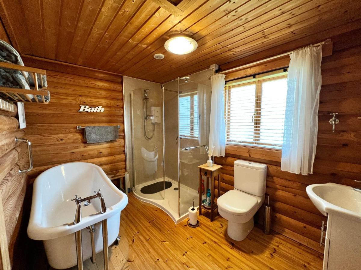 Вилла Lindley Log Cabin Линкольн Экстерьер фото